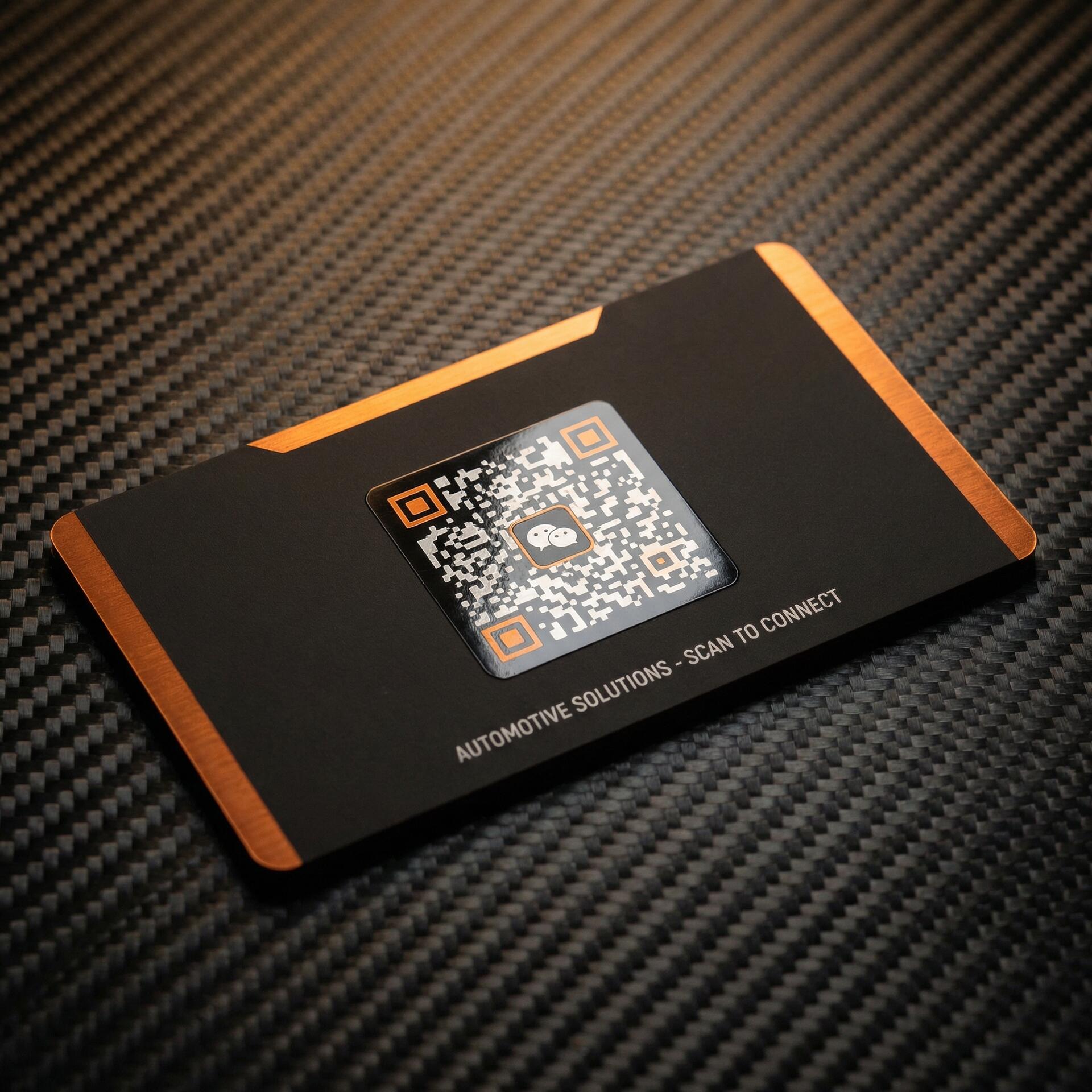 黄色仓库商务二维码